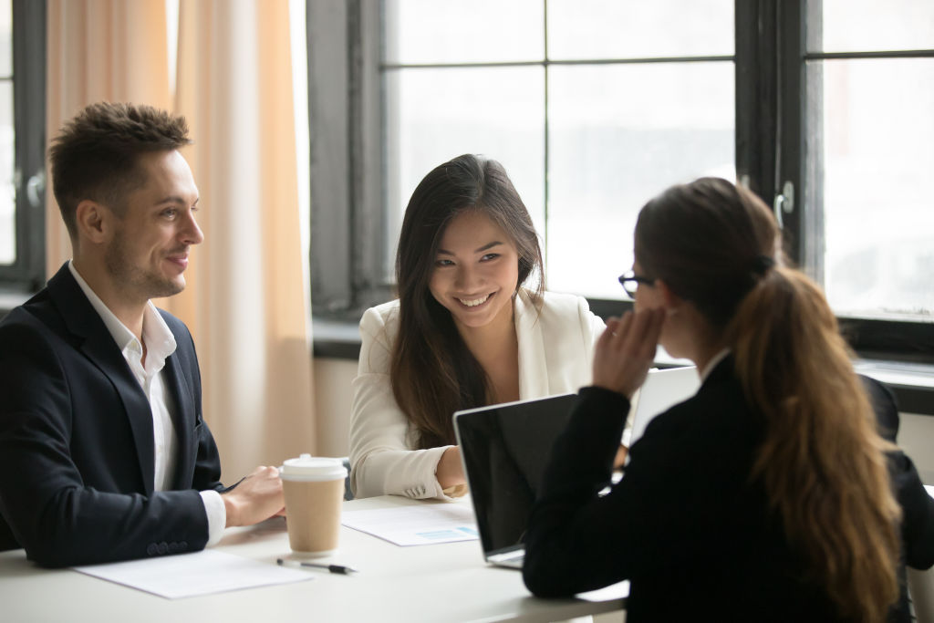 Professional team collaboration